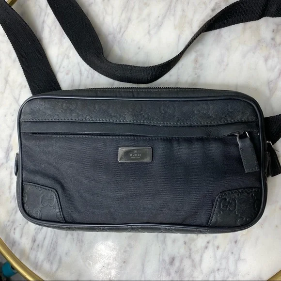 ✨Vintage Gucci GG Supreme Belt Bag Fanny Pack Bumbag Beige Coated Canvas Italy✨ - Picture 13 of 16